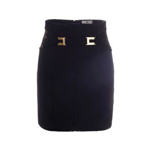 Elisabetta Franchi Black Skirts - Fitted Skirts Women